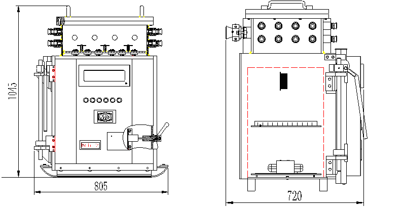 KXJ660(A)礦用隔爆兼本安型可編程控制箱工作原理